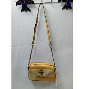 Tory Burch Mustard and Beige Crossbody Bag